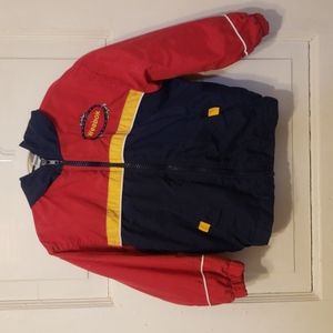 Weebok by Reebok 3t red, yellow and navy blue hooded jacket